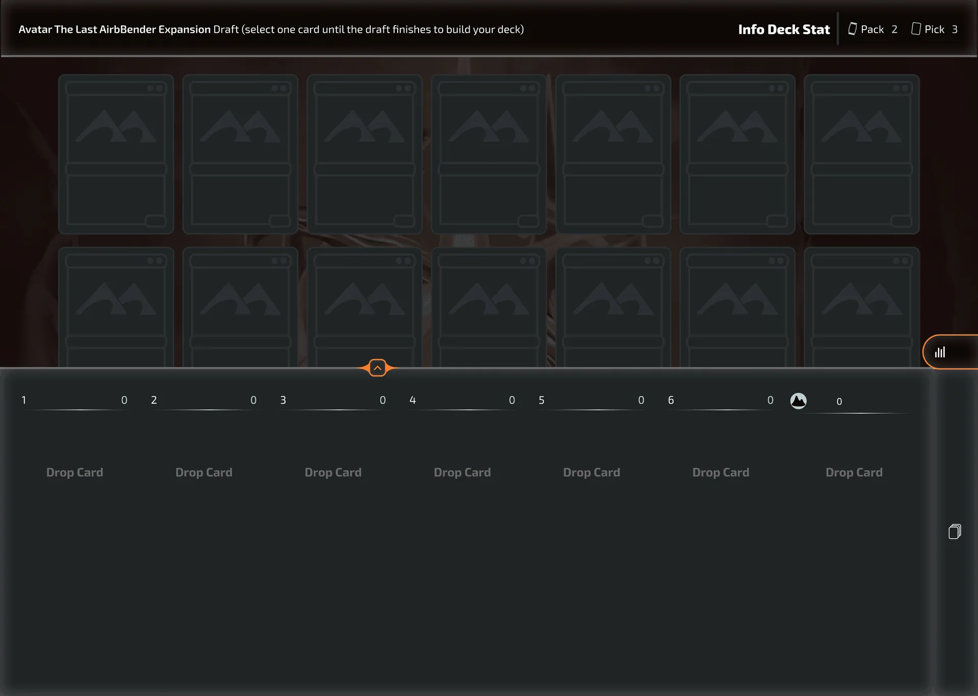 Draft mode loading screen on desktop