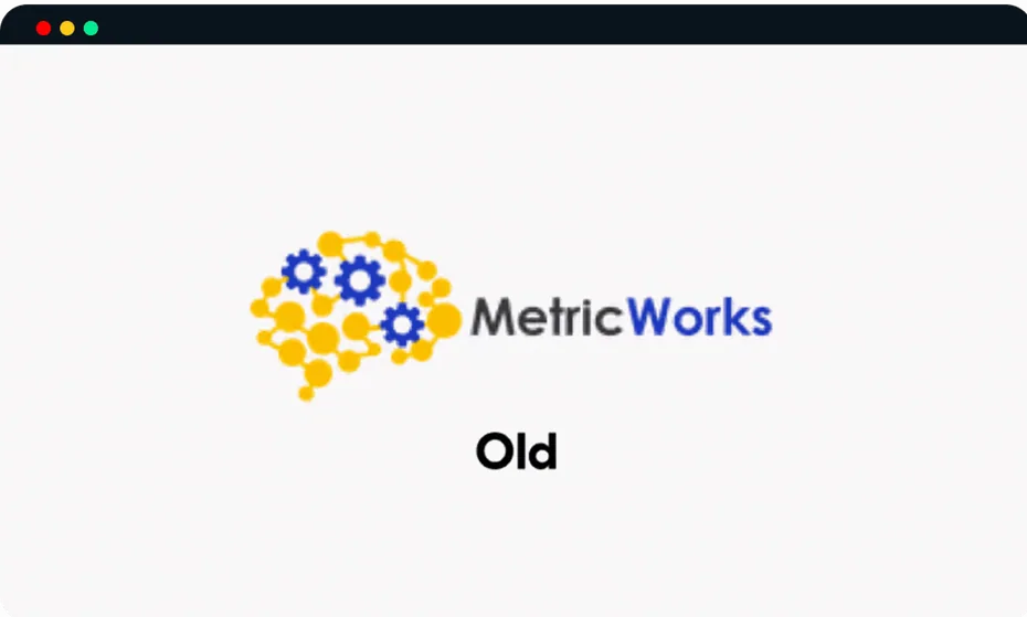 The old MetricWorks logo