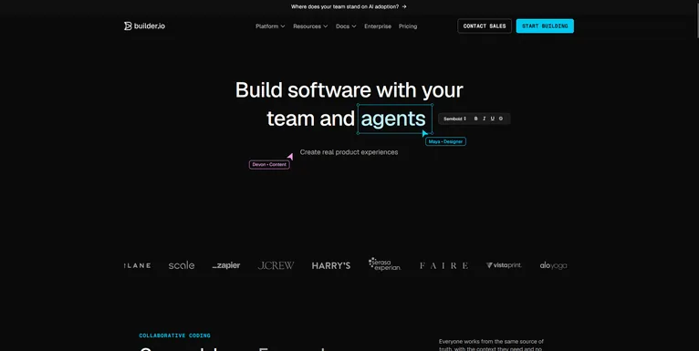 Builder.io: Build software with your team and agents