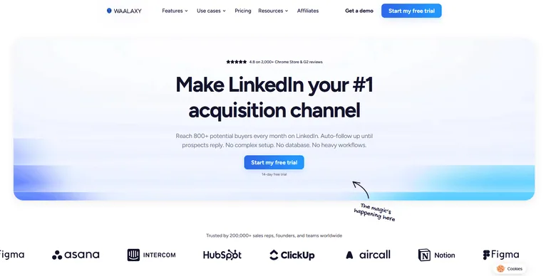 Waalaxy: Make LinkedIn your #1 acquisition channel